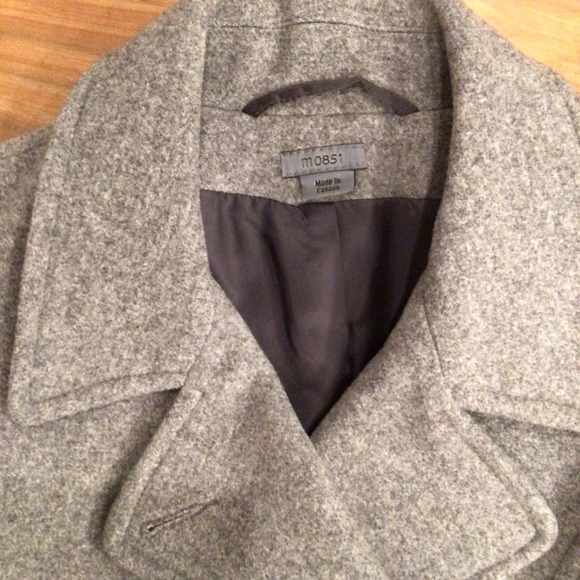 Double Breasted Wool Cashmere Blend Jacket Brand M0851 size 4 - Picture 4 of 7